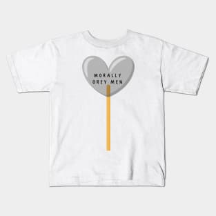 Morally grey men Kids T-Shirt